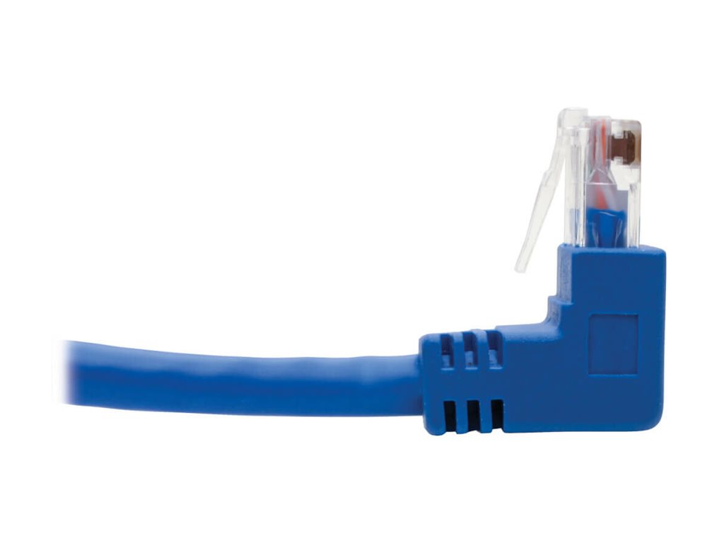 EATON TRIPPLITE Cat6 Up-Angled / Down Angled UTP Molded M/M Blue 3ft Verpackung