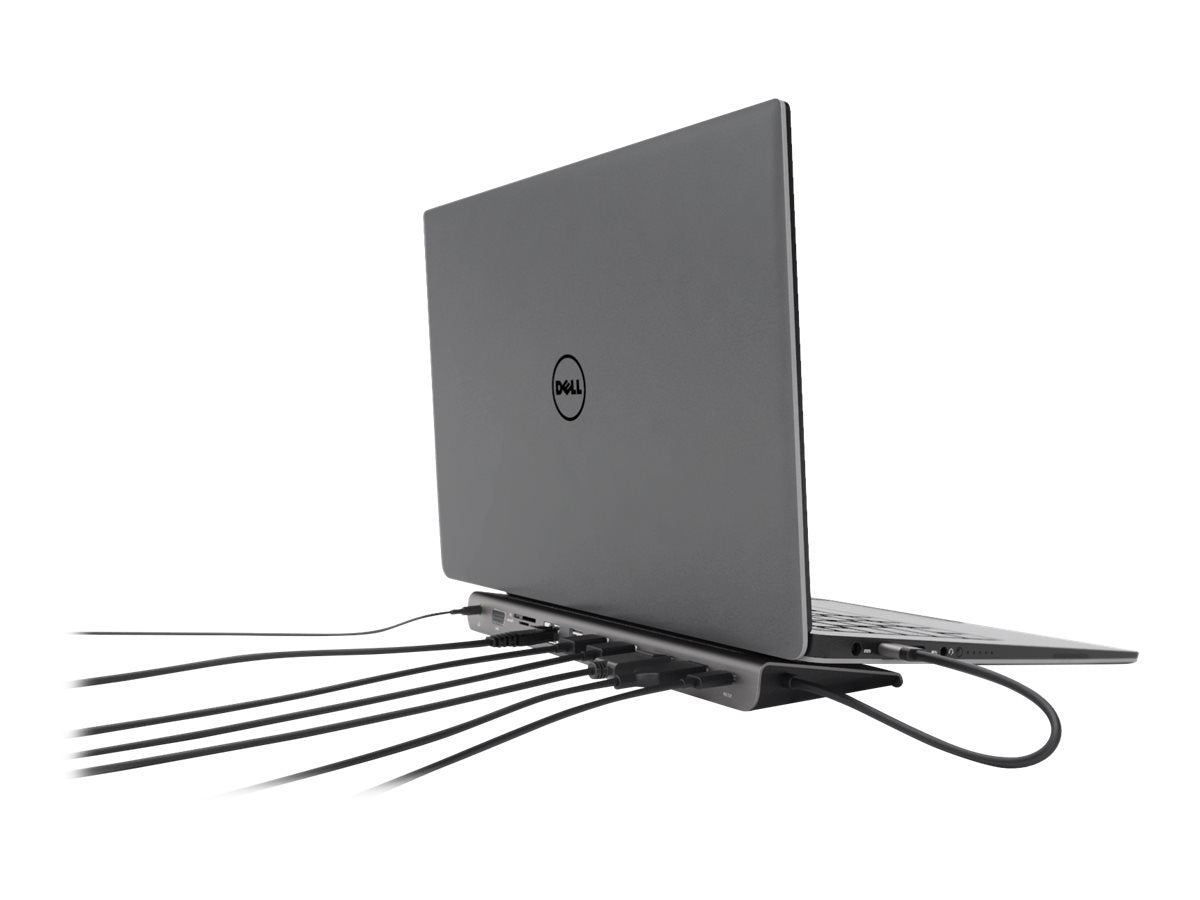 I-TEC USB C 4K MetalLowProfile DS Dockingstation Rückansicht