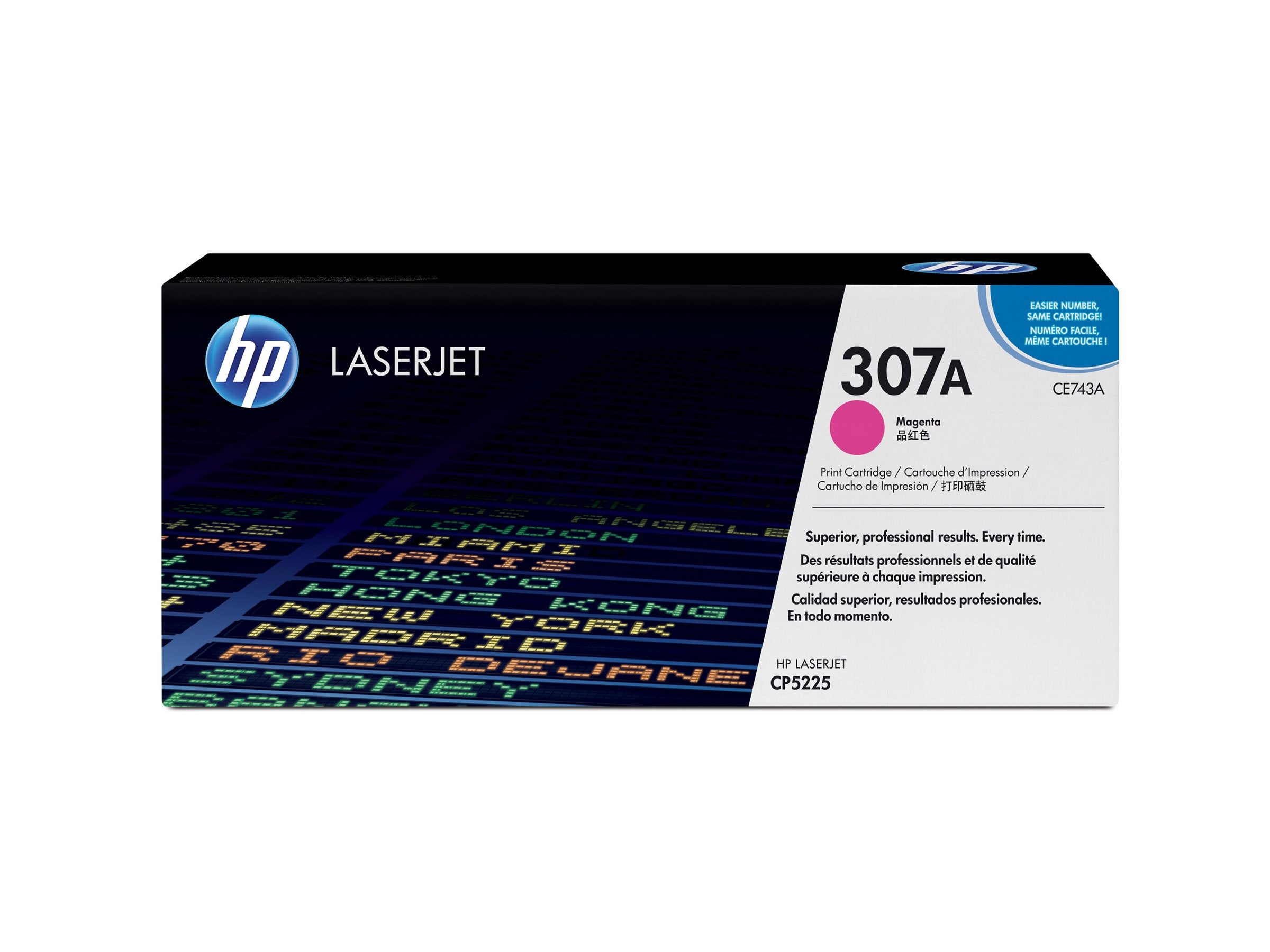 HP CE743A Tonerpatrone magenta Verpackung