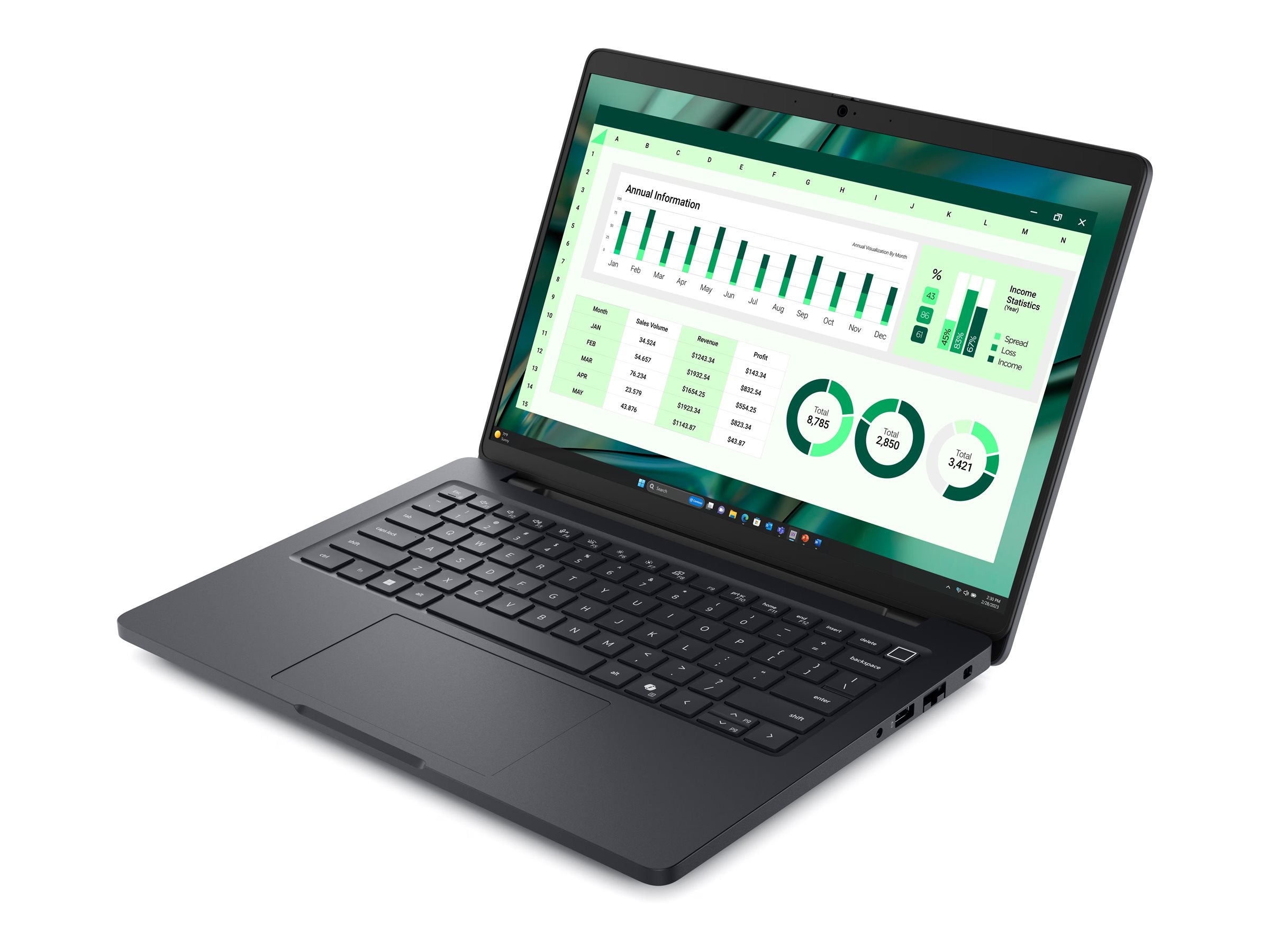 DELL Pro Max 14 MC14250 Notebook Vorderansicht