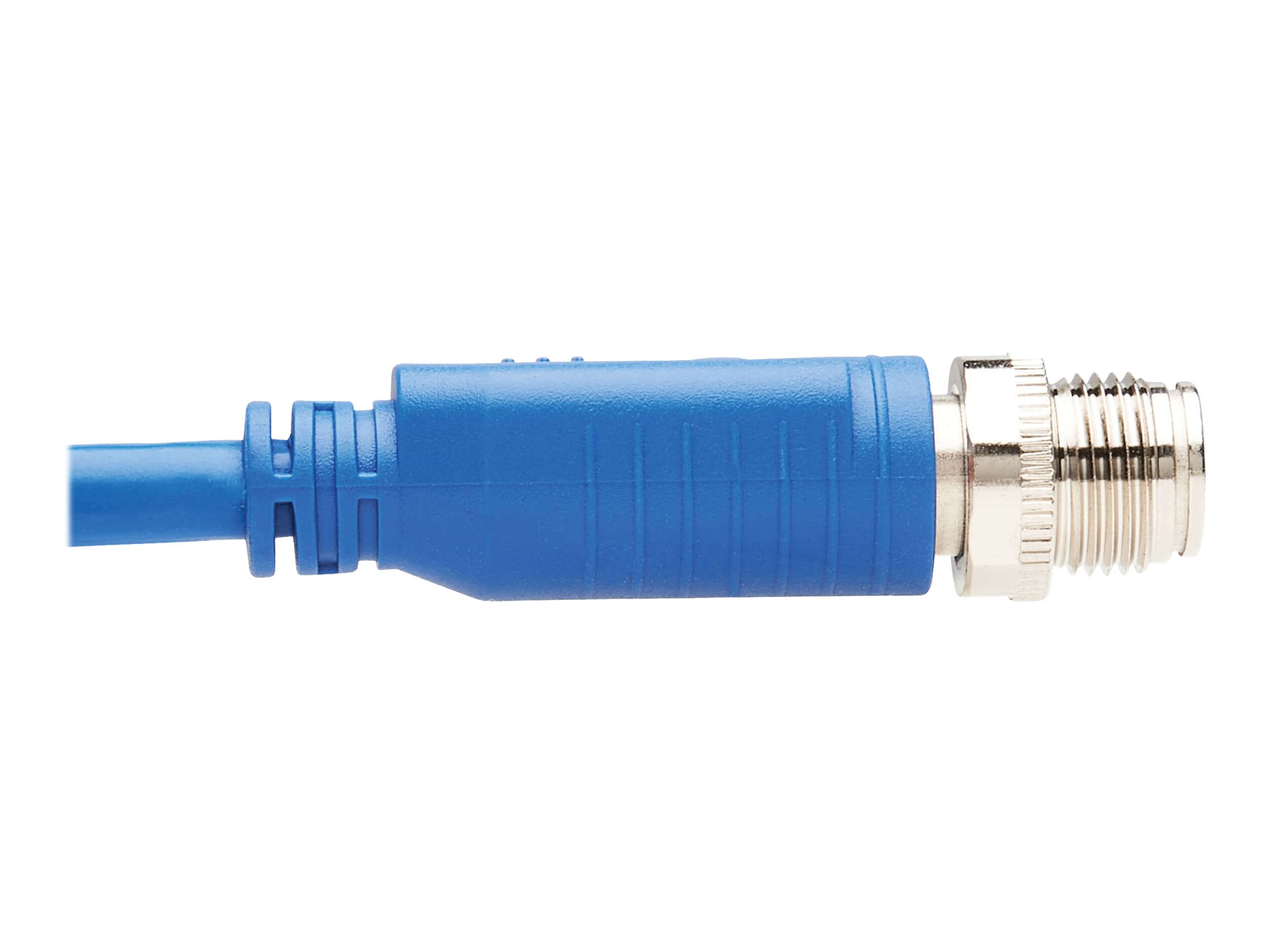 EATON TRIPPLITE M12 X-Code Cat6 Ethernet-Kabel Vorderansicht