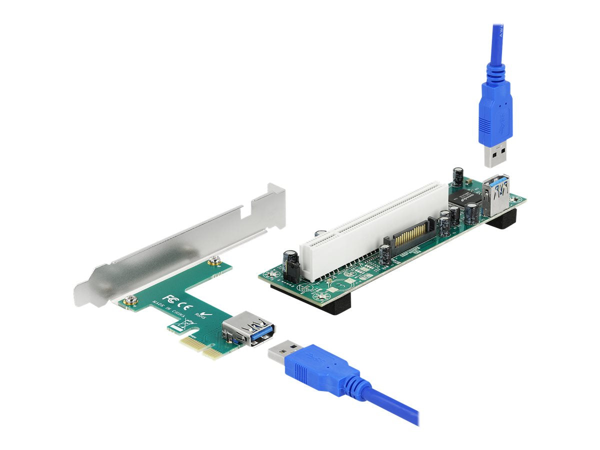 DELOCK Riser Karte PCI Express x1 Vorderansicht