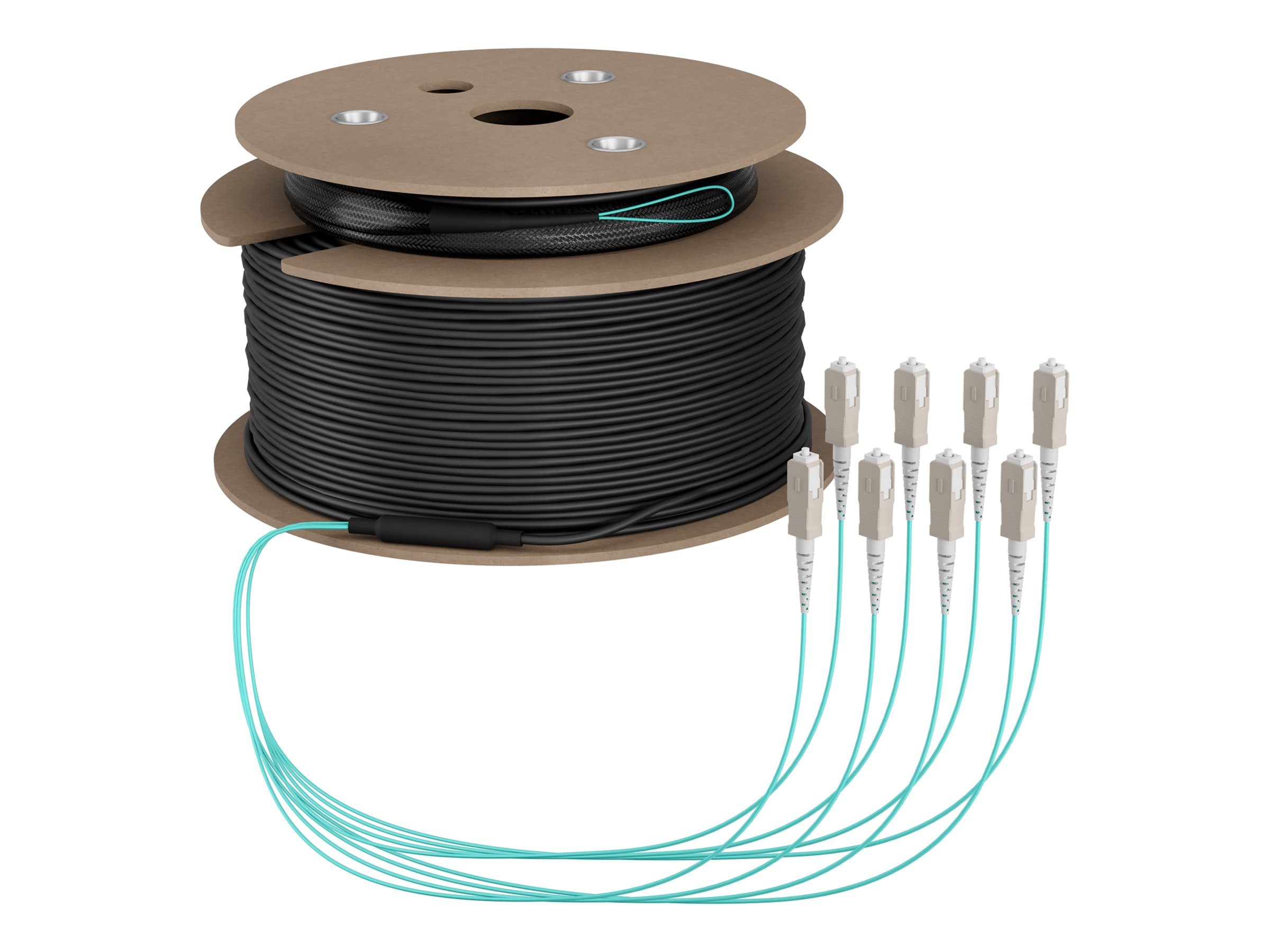 EFB Trunkkabel U-DQ ZN BH 8G 50/125 SC/SC OM3 90m Vorderansicht