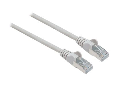 INTELLINET Netzwerkkabel Cat6 S/FTP 20m Grau Steckeransicht