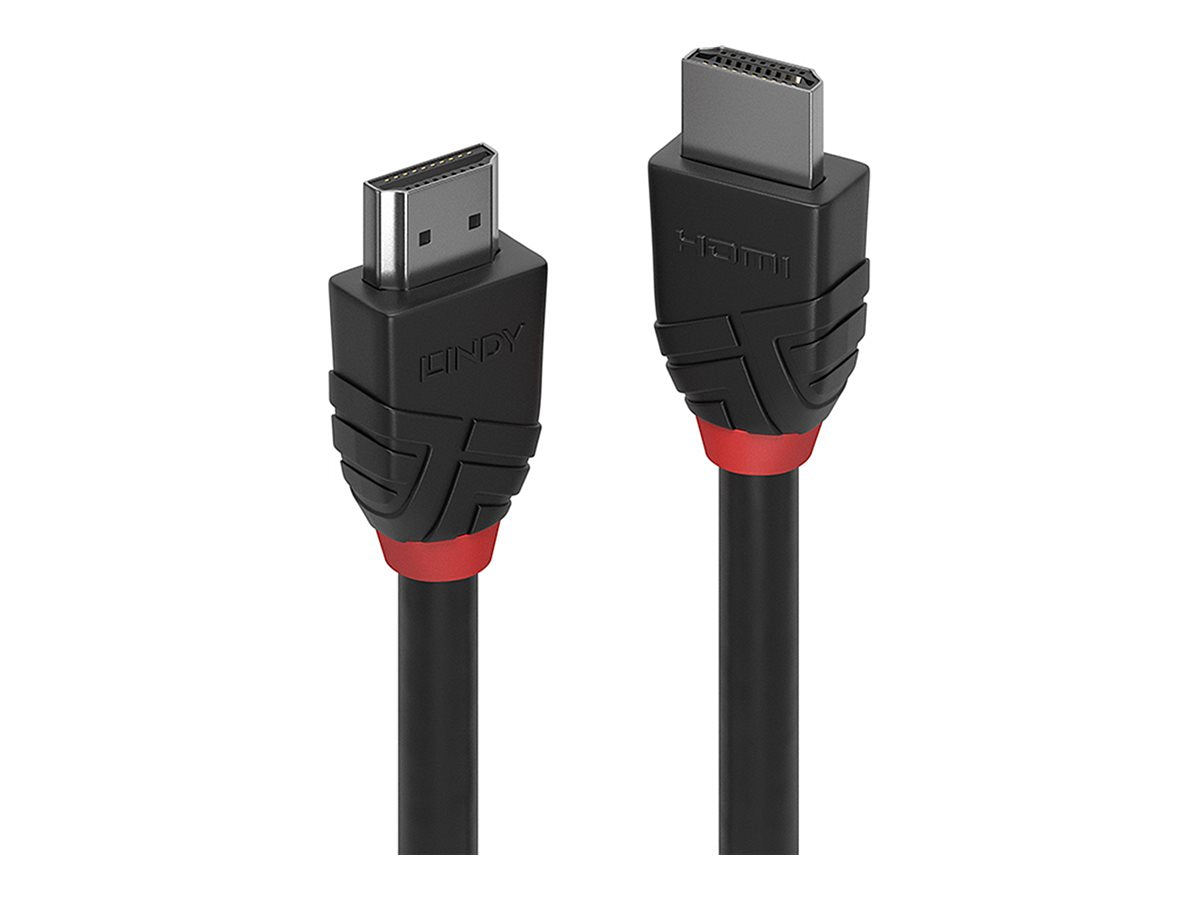 LINDY 3m High Speed HDMI Kabel Black Line - Vorderansicht