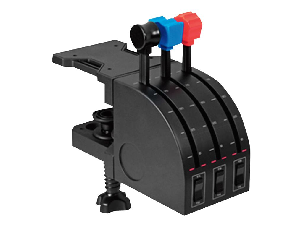 LOGITECH Flight Yoke System seitliche Ansicht