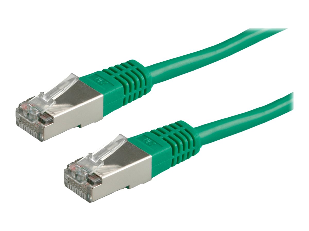 VALUE Patchkabel Kat.6 Class E S/FTP PiMF grün 10m Verpackung