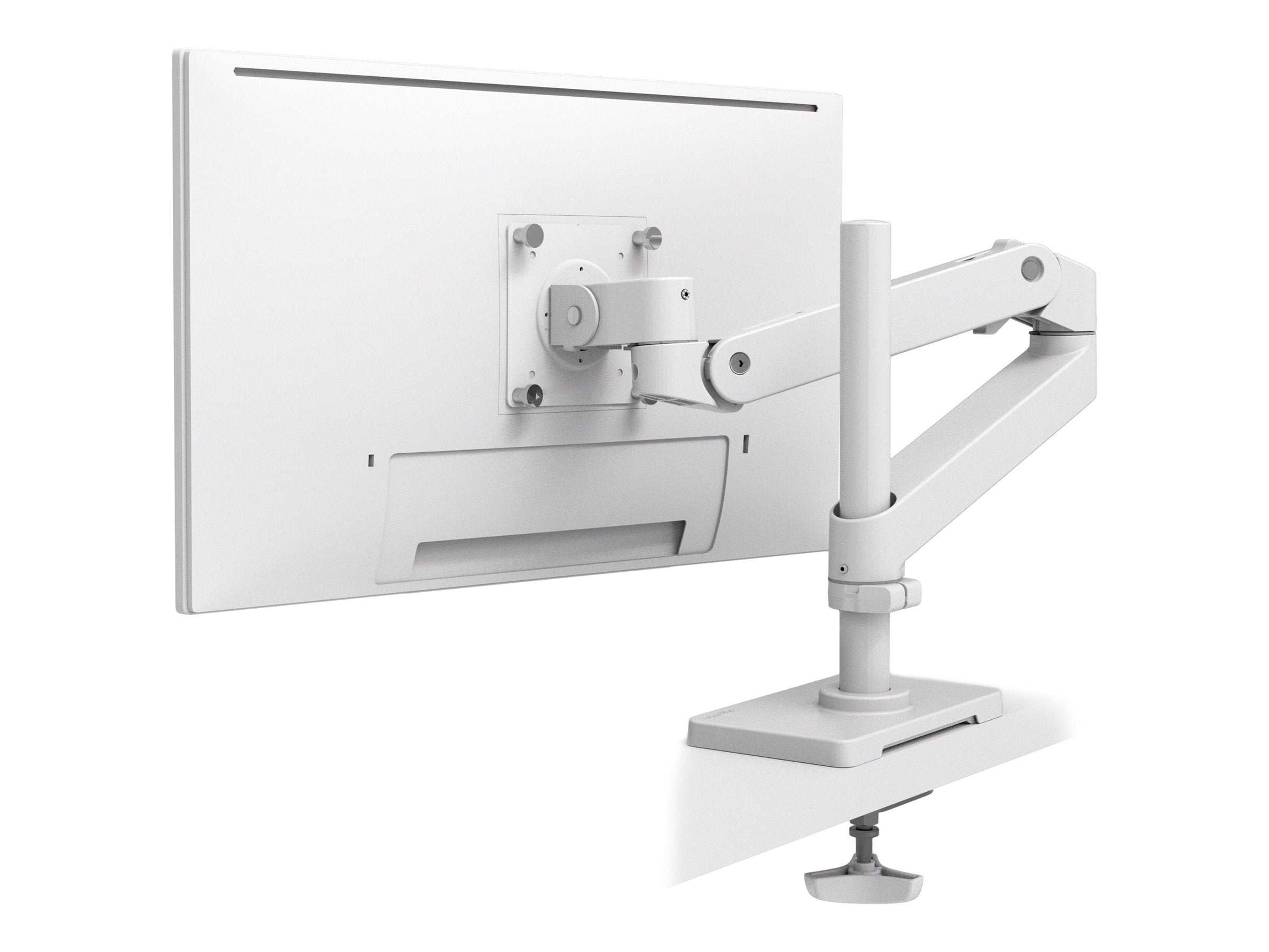 Vorderansicht des ERGOTRON LX PRO ARM SINGLE DISPLAY TALL POLE GROMMET MOUNT WHITE