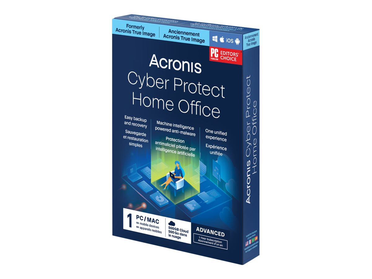 Verpackung der Acronis True Image Advanced Subscription für 1 Computer