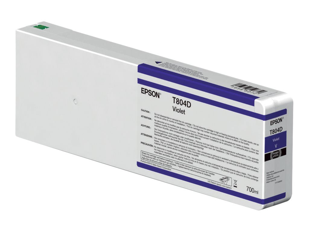 EPSON Singlepack Violet T804D00 UltraChrome HDX 700ml - Vorderansicht