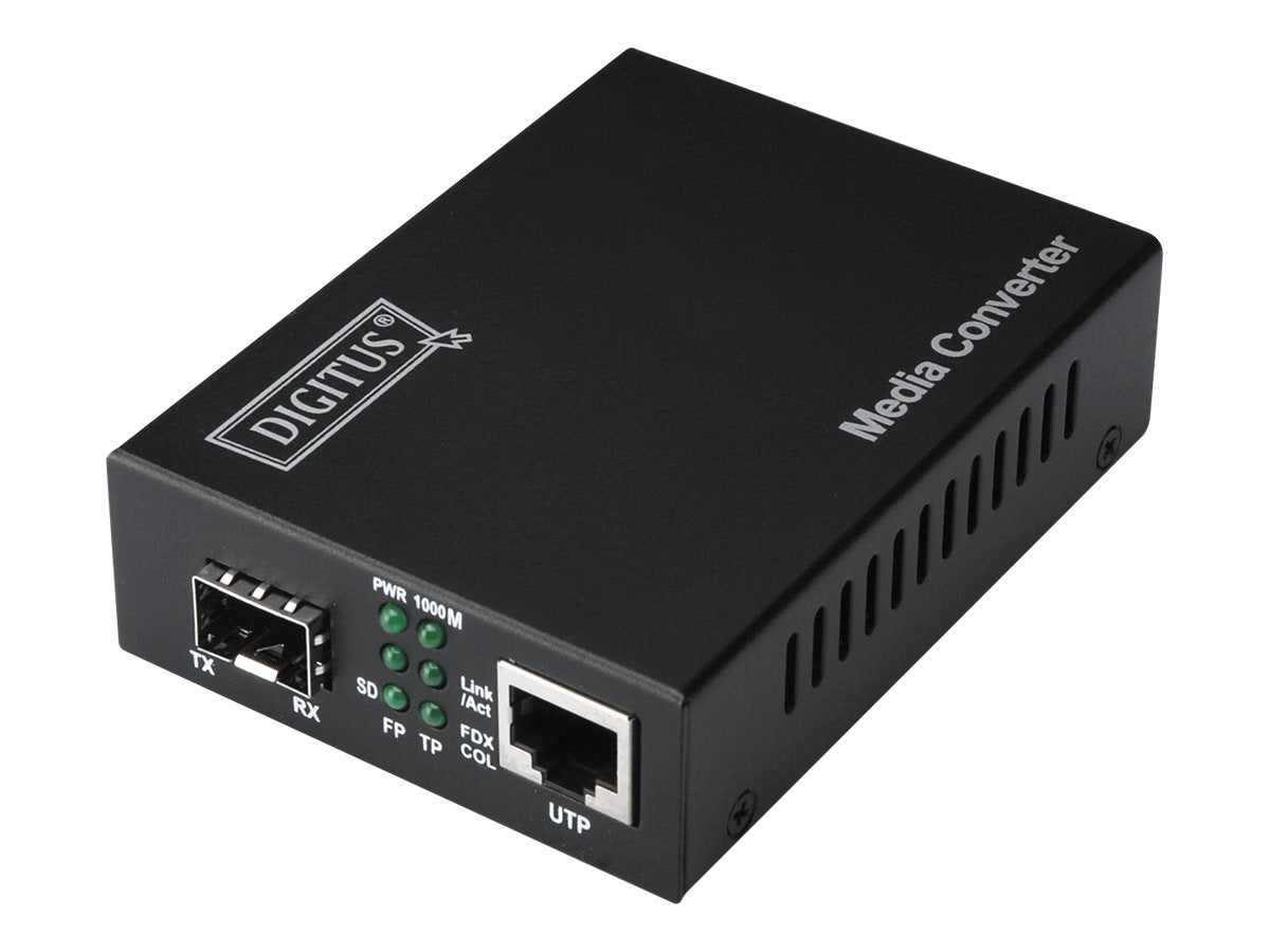 DIGITUS Gigabit Medienkonverter DN-82130 Vorderansicht