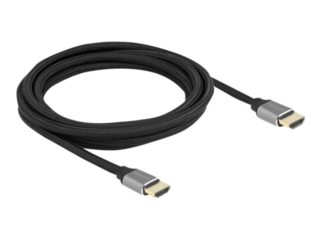 DELOCK Ultra High Speed HDMI Kabel 48 Gbps 8K 60Hz grau 3m - Vorderansicht