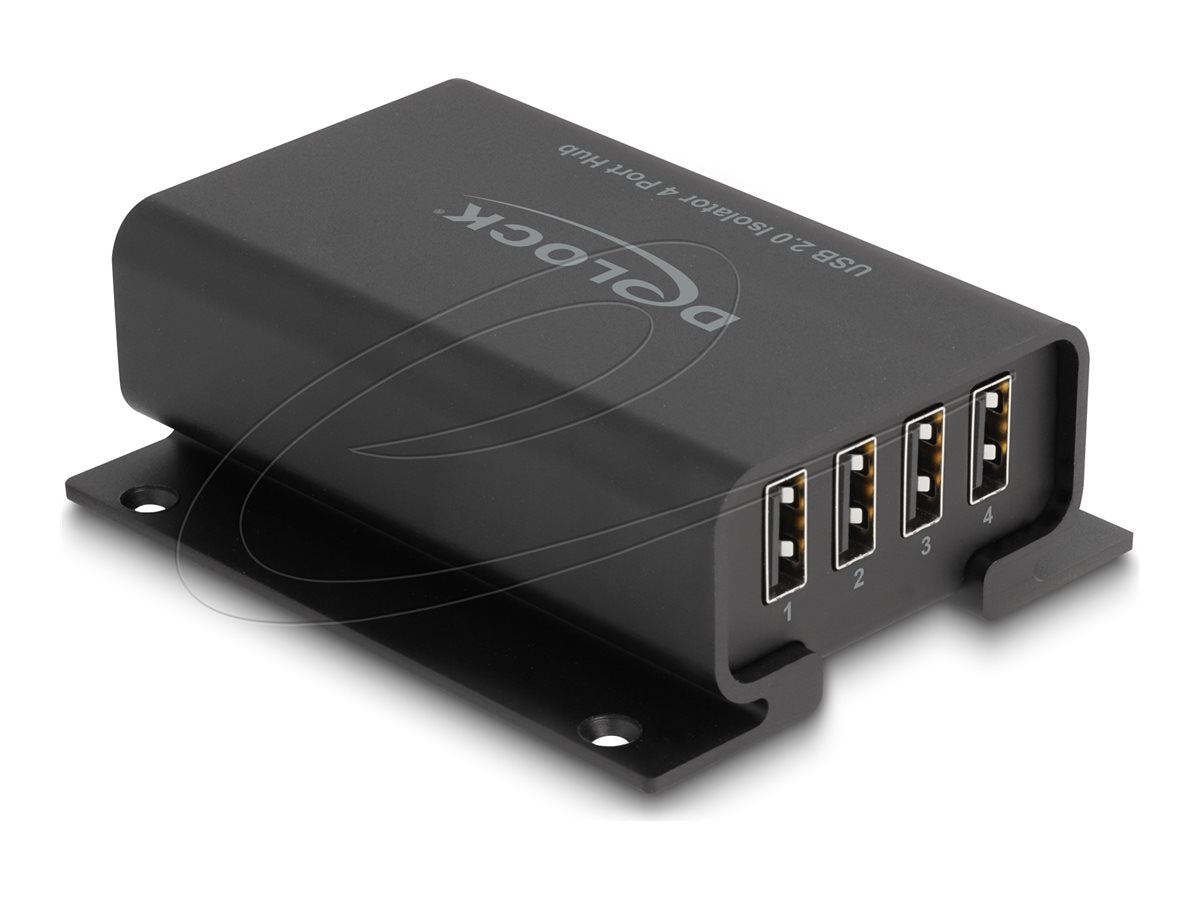 DELOCK 4 Port USB 2.0 Isolator Hub Vorderansicht