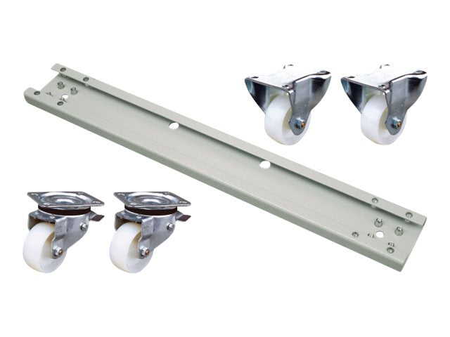 EFB Rollenset fuer PRO Schraenke max.Traglast 600 Kg Breite 600mm 2xRolle o. Feststeller 2xRolle m. Feststeller 2xTragschienen