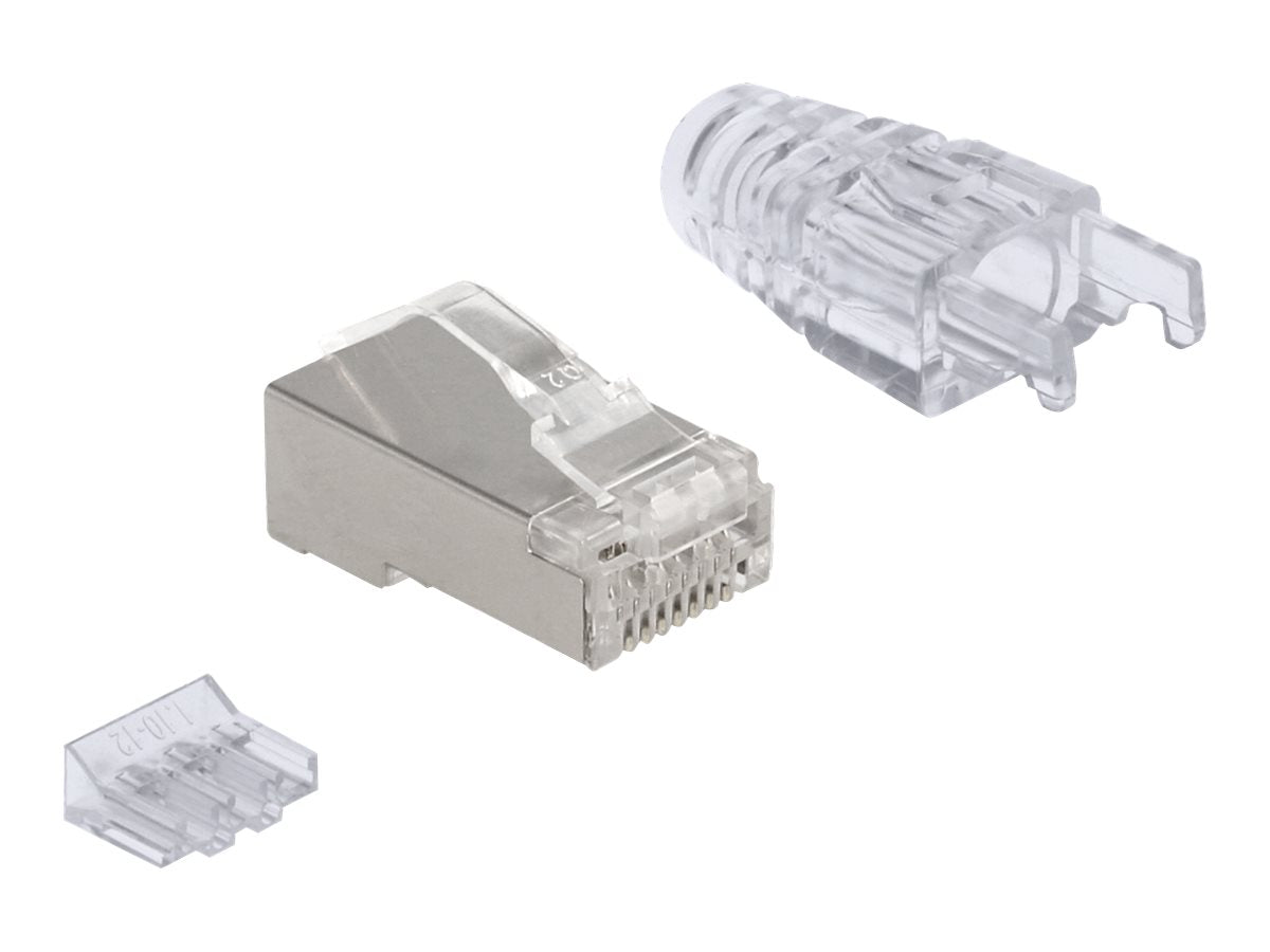 DELOCK RJ45 Modularer Stecker Cat.6 Vorderansicht