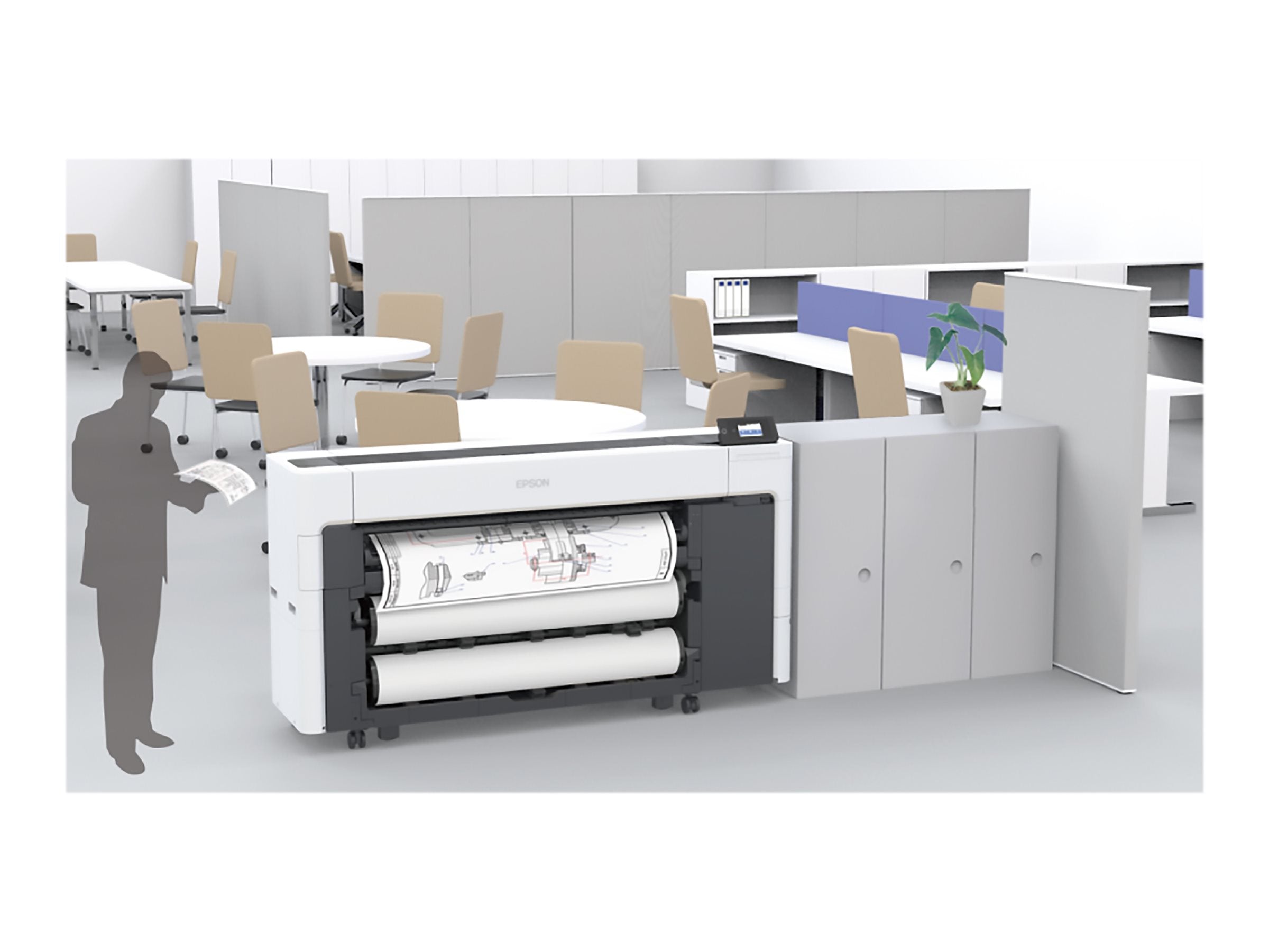 EPSON SureColor SC-T3700DE 24 Zoll Großformatdrucker Verpackung