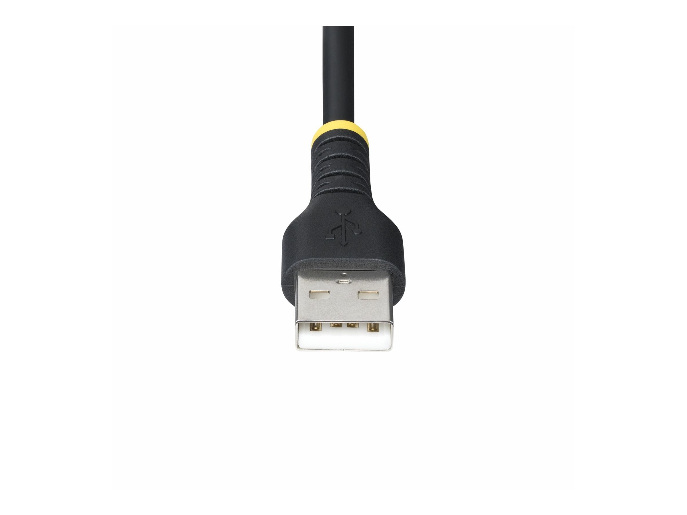STARTECH.COM 1m Robustes USB Multi Ladekabel 3 in 1 USB zu USB-C Micro Lightning Apple Mfi Zertif. Handy Schnellladekabel