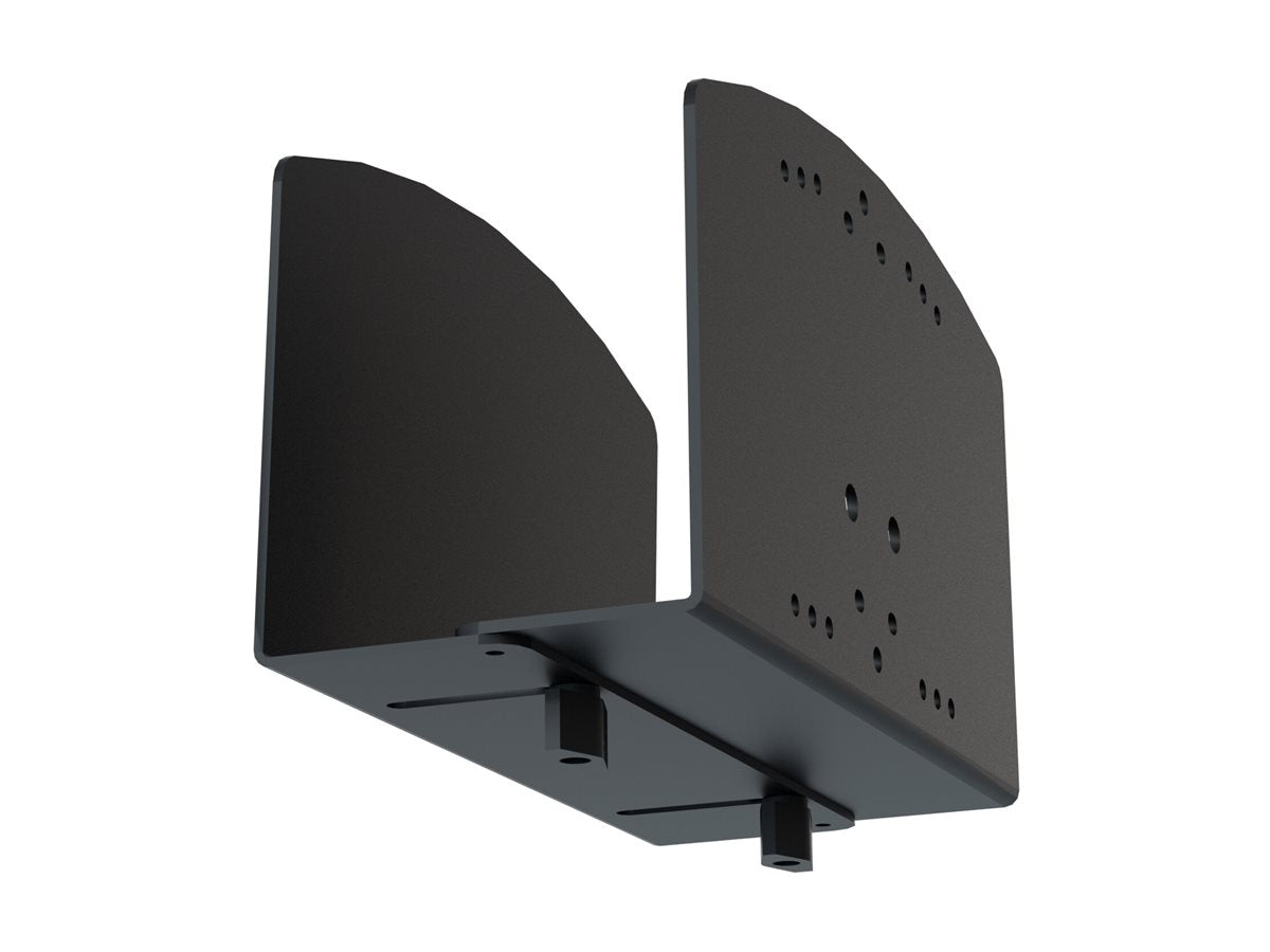Detailansicht der Montagekomponenten des ERGOTRON SMALL PC MOUNT FOR LX PRO WALL SYSTEM black
