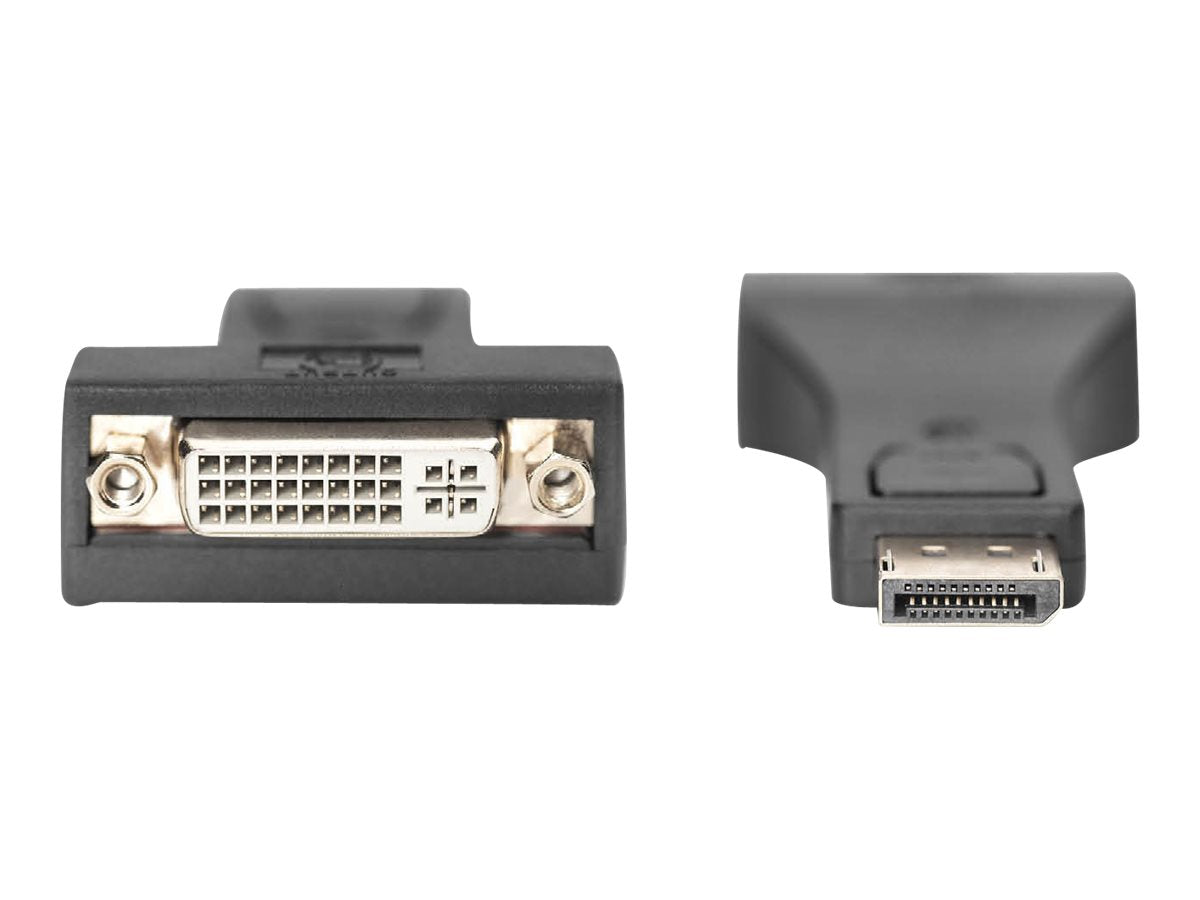 DIGITUS DisplayPort Adapter DP - DVI-I 24-5 St/Bu m/Verriegelung CE sw - Detailansicht