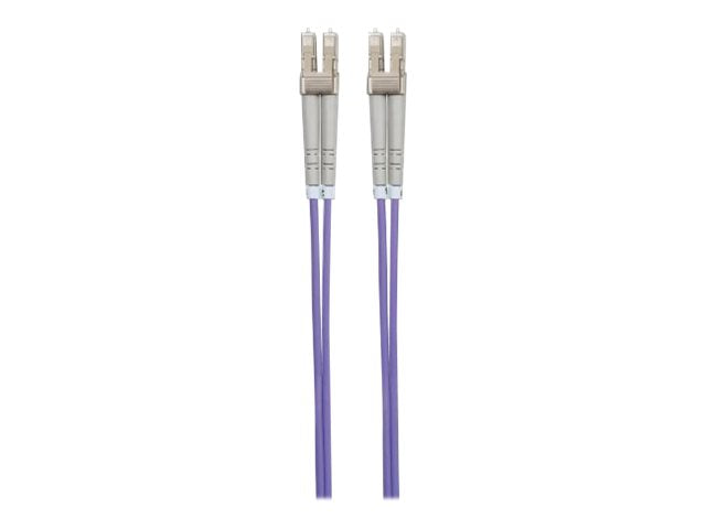 INTELLINET LWL Kabel LC/LC OM4 5m violett Duplex Multimode - Verpackung