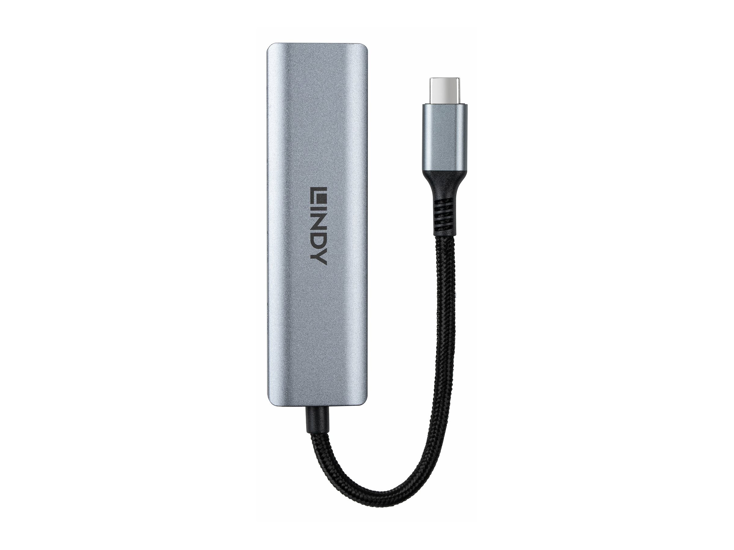 LINDY 4 Port USB 3.2 Gen 2 Typ C Hub Verpackung