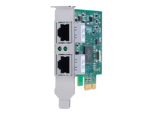 ALLIED TELESIS AT-2911T/2 PCI-Express Dual Port Adapter Vorderansicht