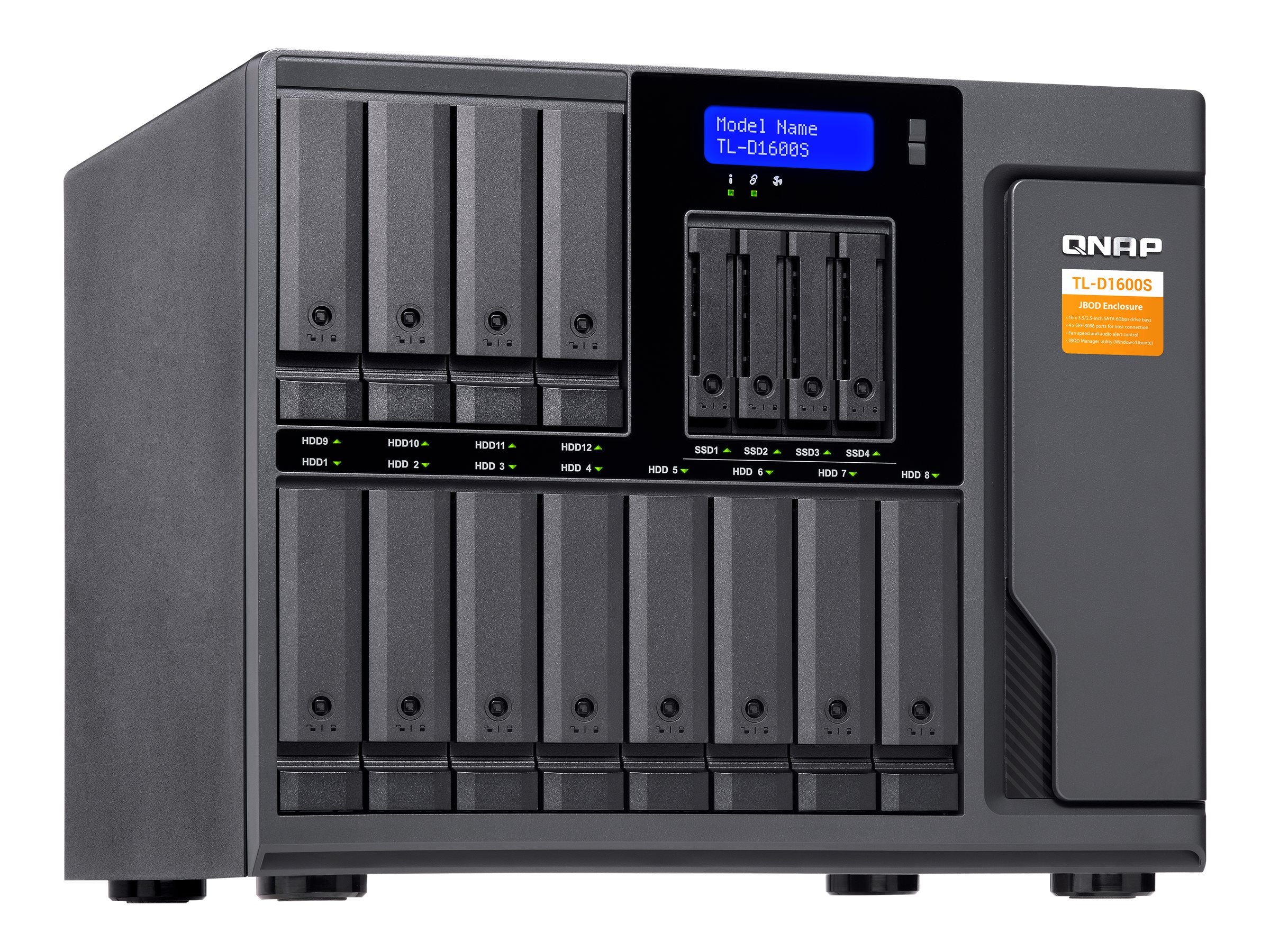 QNAP TL-D1600S Vorderansicht