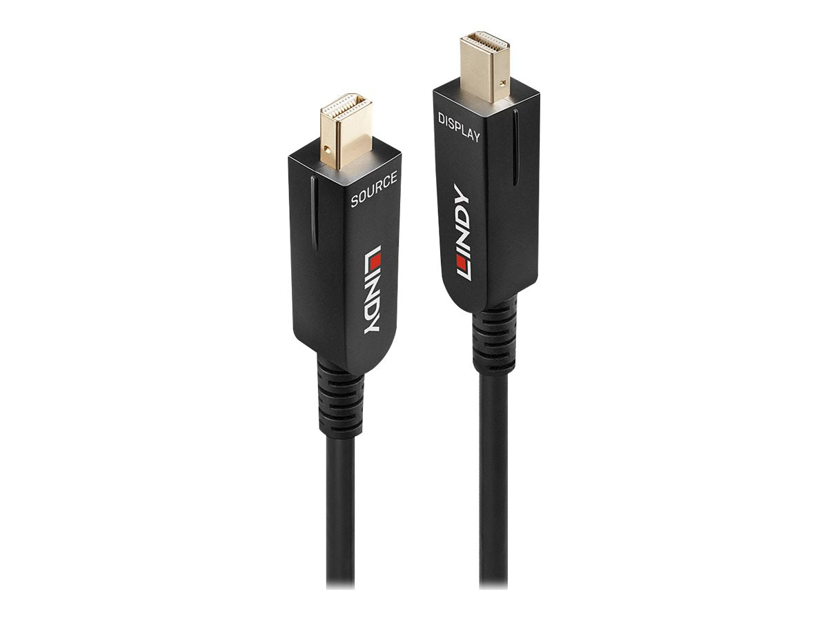 LINDY 10m Fibre Optic Hybrid DisplayPort 1.4 Cable mDP/mDP - Vorderansicht