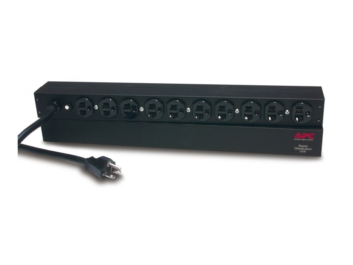 Vorderansicht der APC Basic Rack-Mount PDU Rack AC 120V 2,4 kW