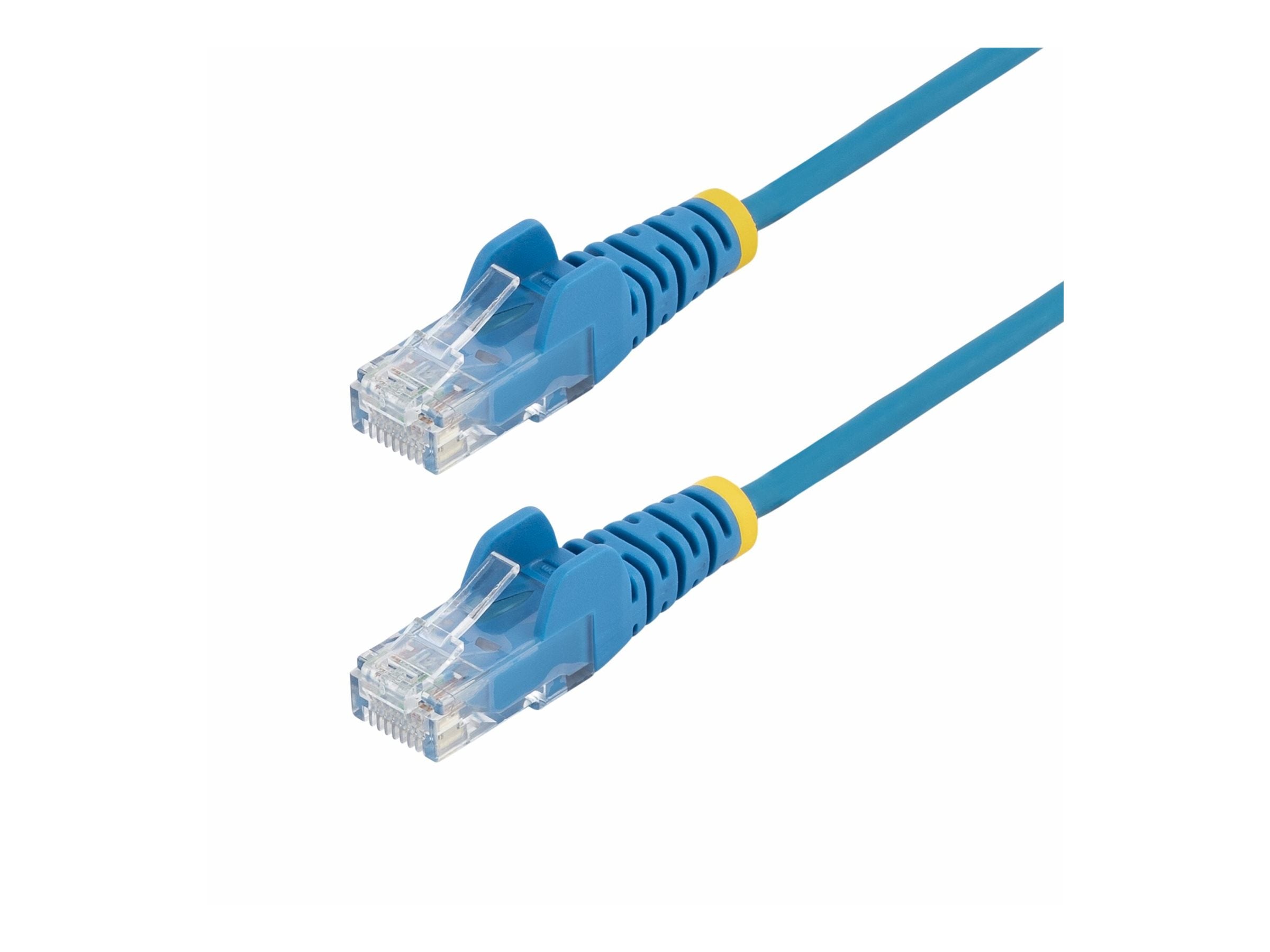 STARTECH.COM 10m Blaues Schlankes CAT6-Ethernet-Kabel Snagless RJ45 LSZH 28AWG Reines Kupfer Patchkabel/Netzwerkkabel
