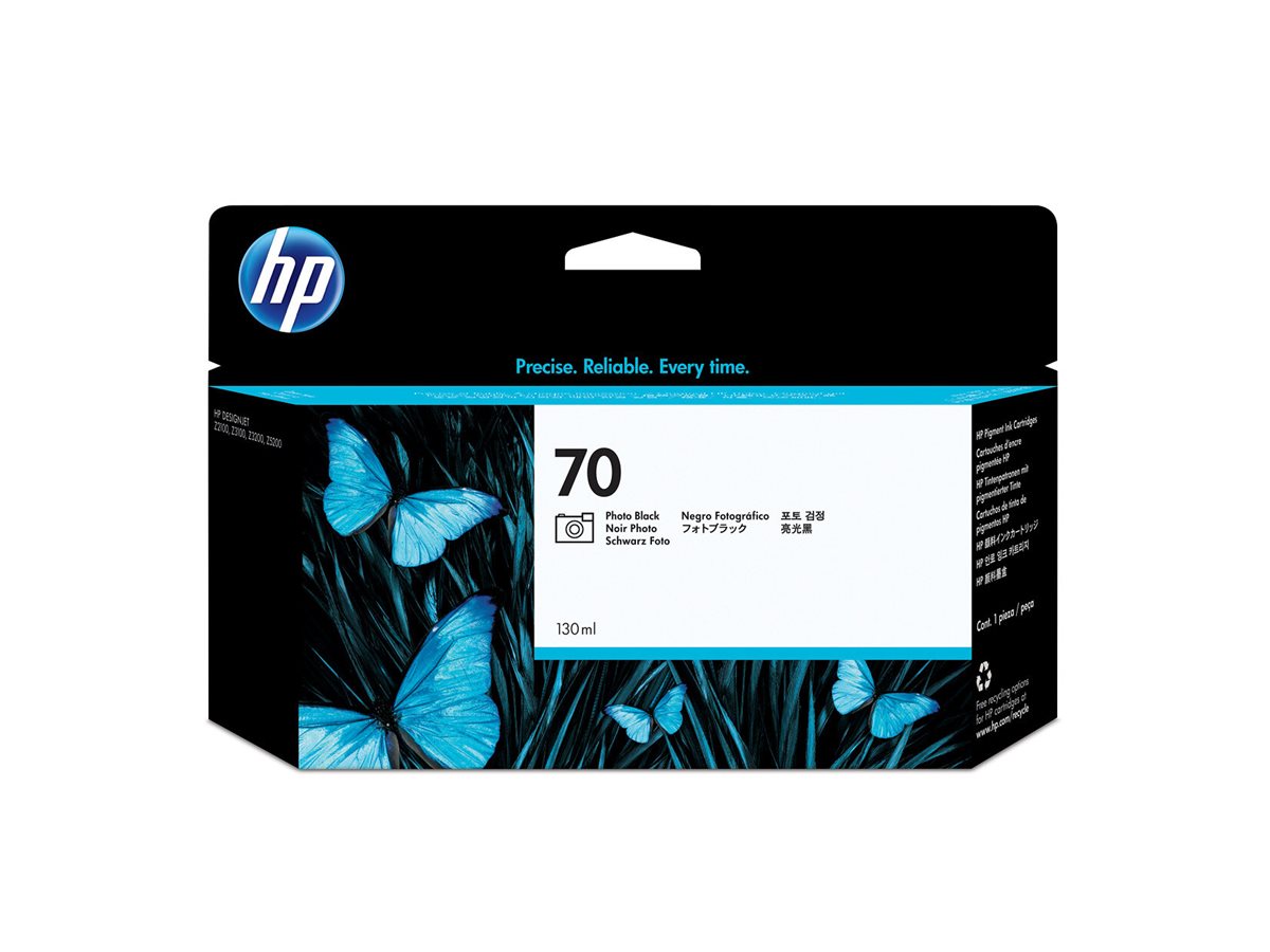 HP 70 Tintenpatrone Seitenansicht