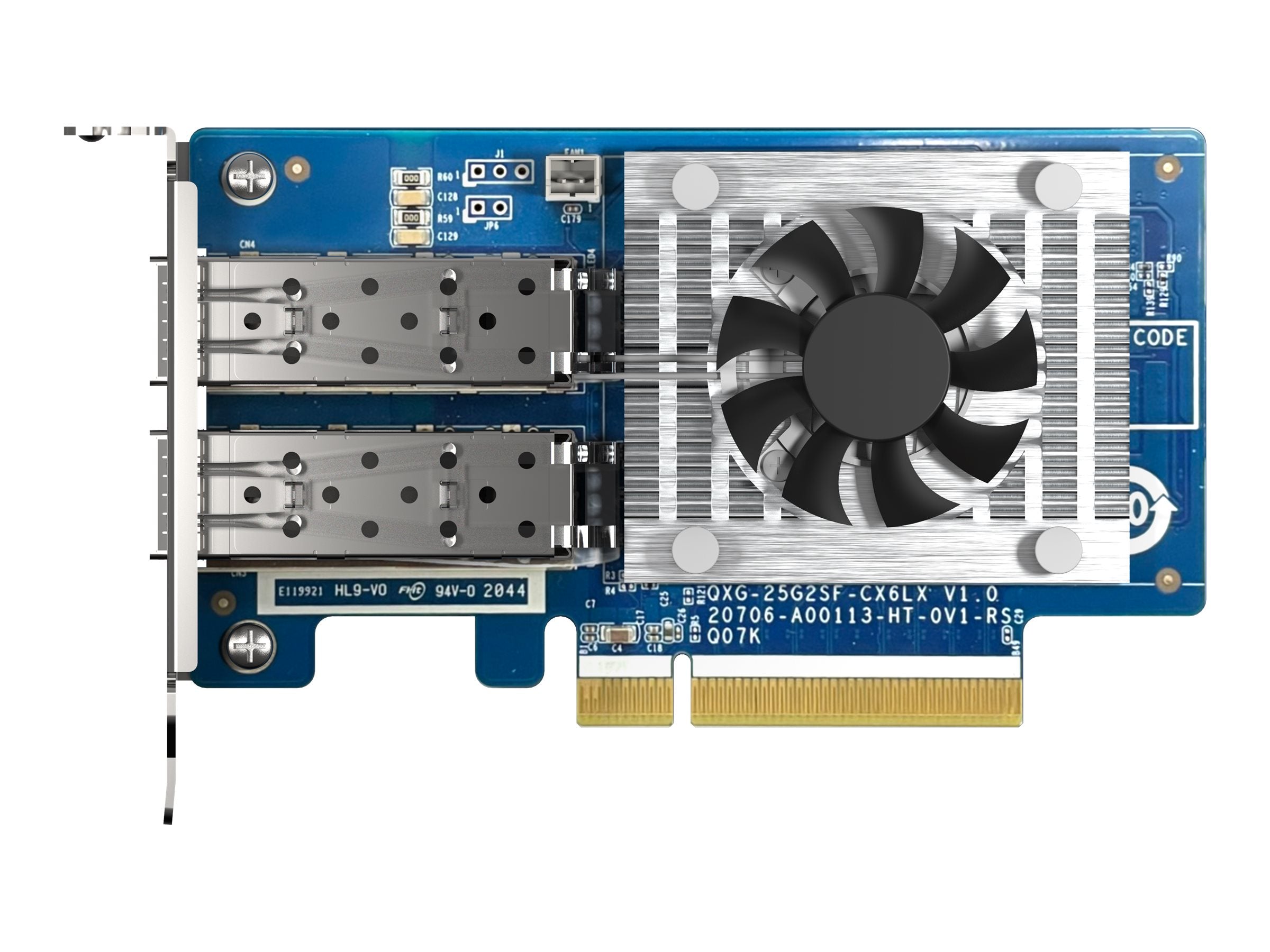 QNAP QXG-25G2SF-CX6 Netzwerkadapter Vorderansicht