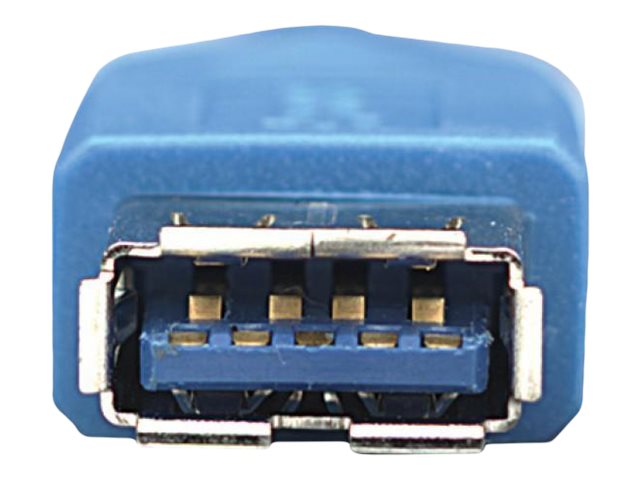 TECHLY USB3.0 Verlängerungskabel blau 0,5m Detailansicht