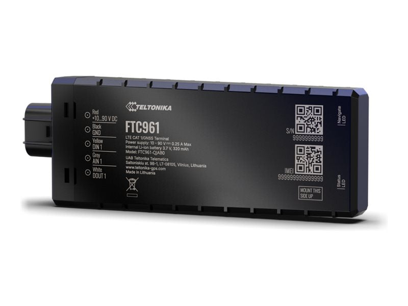 TELTONIKA TELEMATICS FTC961 4G LTE Cat 1 Vehicular GPS Tracker - Vorderansicht