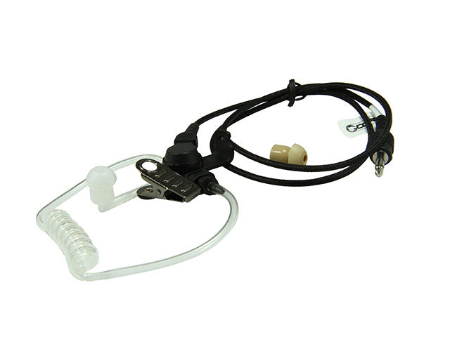 COPACKS Ohrhörer ES-B4 m. Schallschlauch + 60cm textilummantelteltem Kabel + Stecker 3