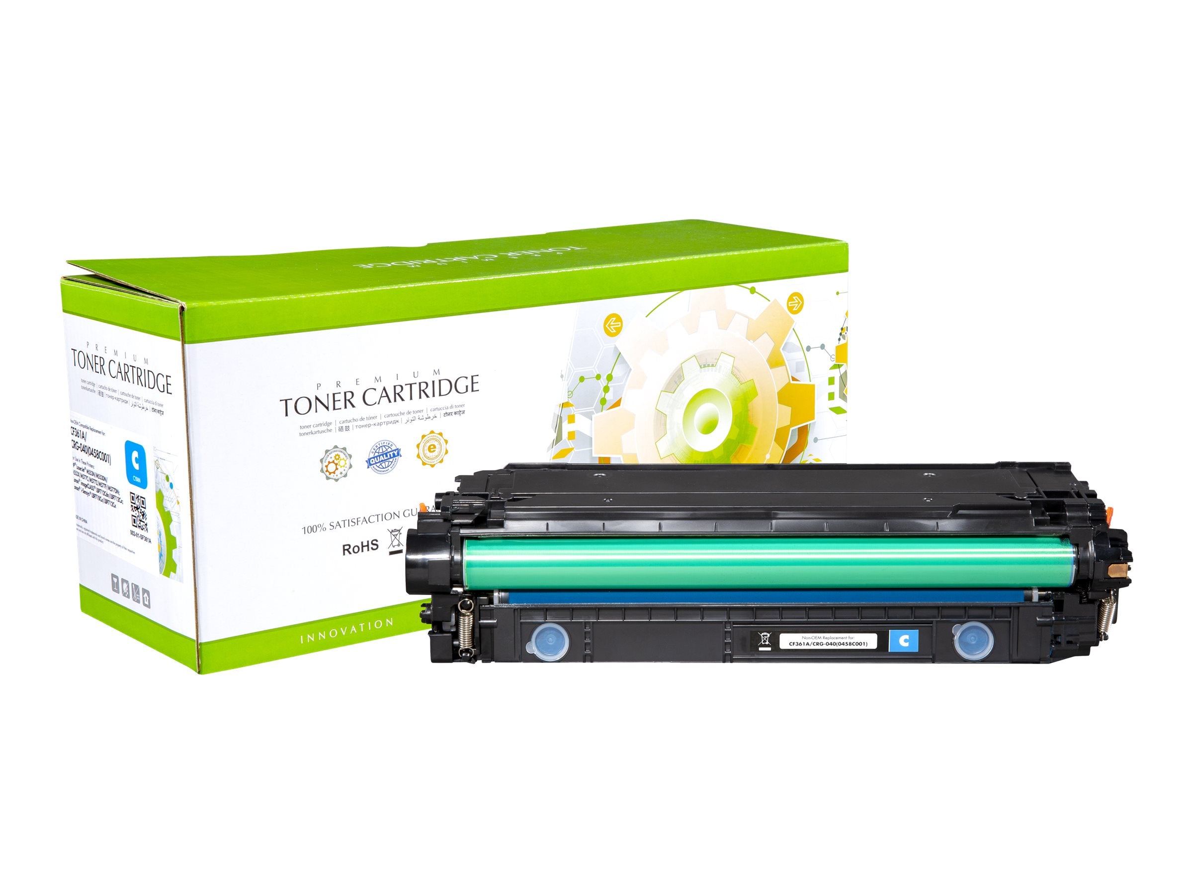 STATIC Tonerpatrone HP CF361A cyan Vorderansicht