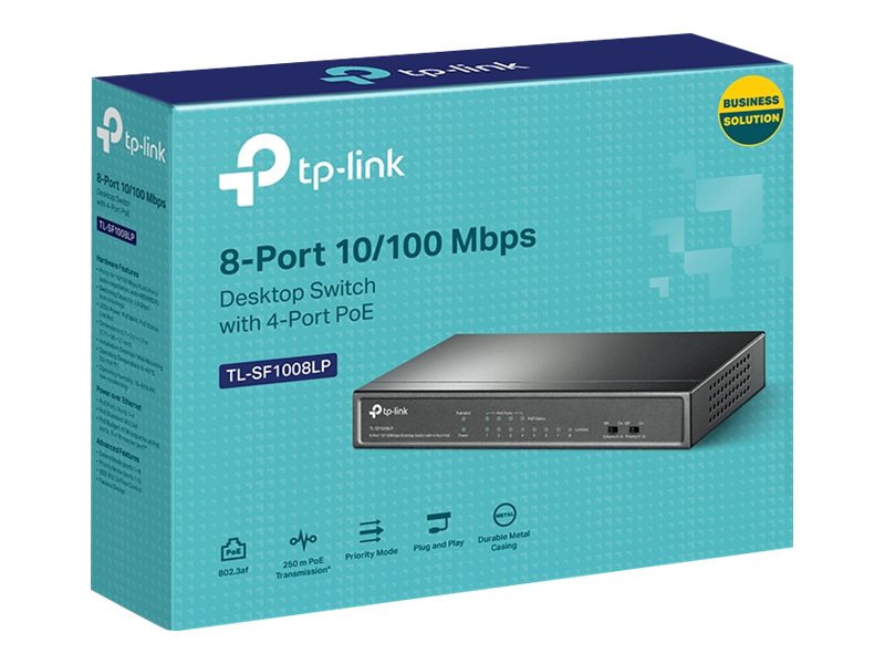 TP-LINK TL-SF1008LP 8-Port Switch Verpackung