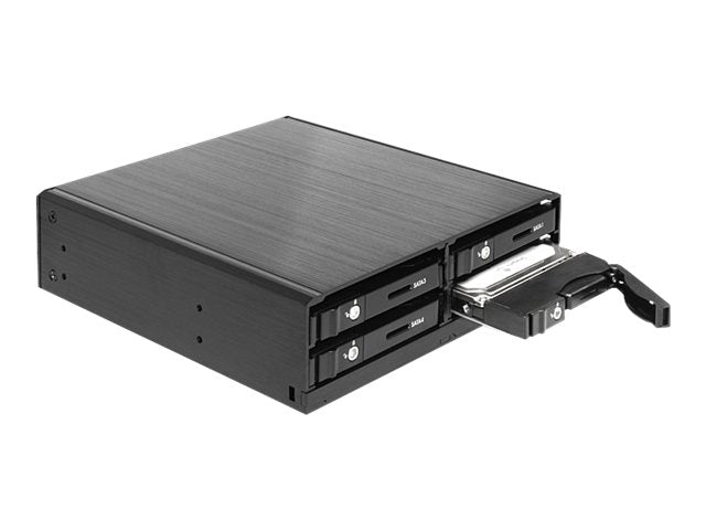DELOCK Wechselrahmen SATA 5.25 > 4 x 2.5 HDDs - Vorderansicht