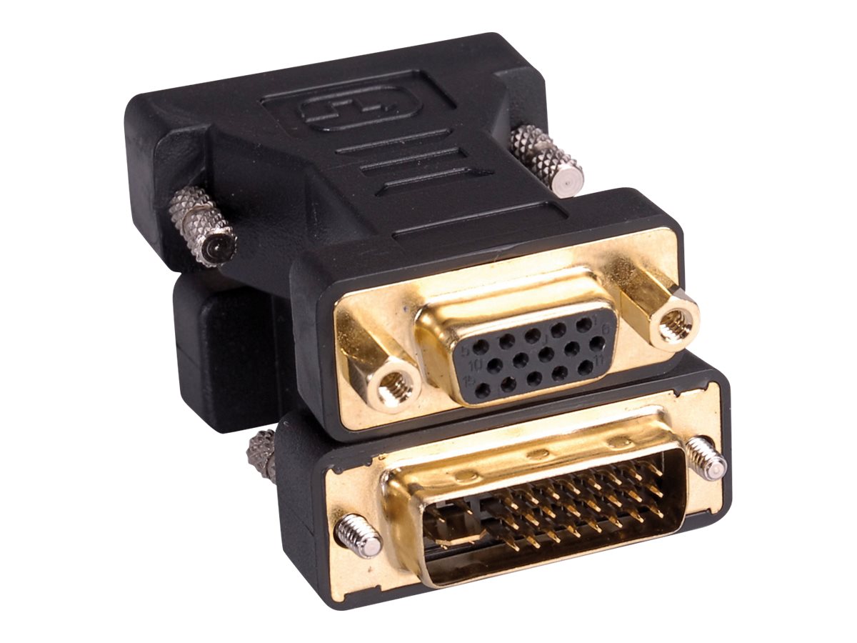 ROLINE DVI-VGA Adapter DVI ST / VGA BU - Vorderansicht