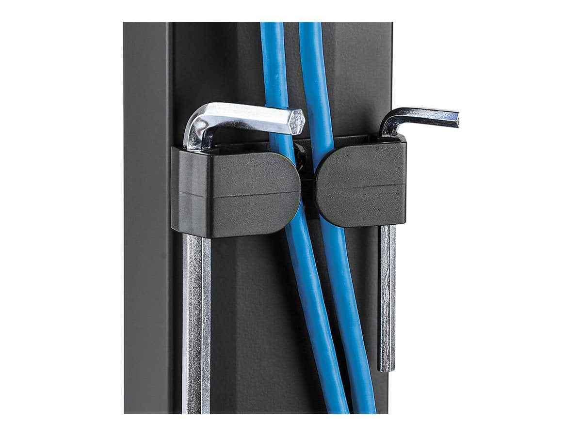 NEOMOUNTS D865DBLACK Dual DeskStand Vorderansicht