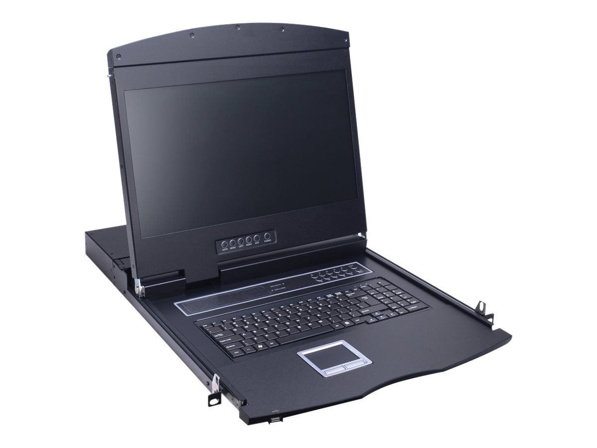 VALUE 19Zoll-KVM-Switch 8-Port 48cm Vorderansicht