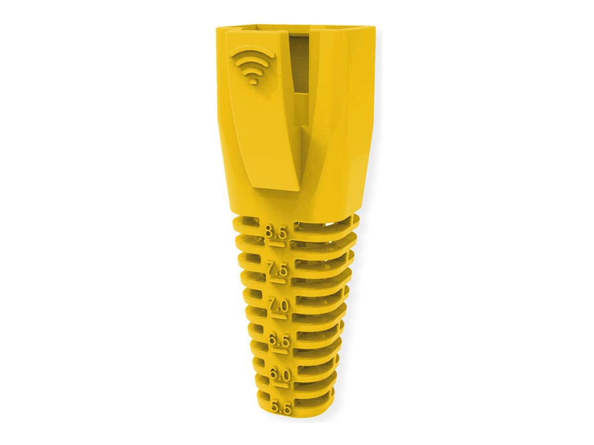 ROLINE Knickschutztulle fur RJ-45 10 Stck gelb