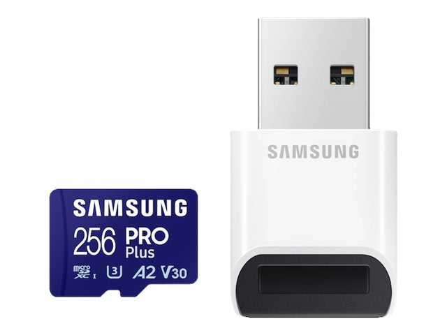 SAMSUNG PRO Plus microSD 256GB Vorderansicht