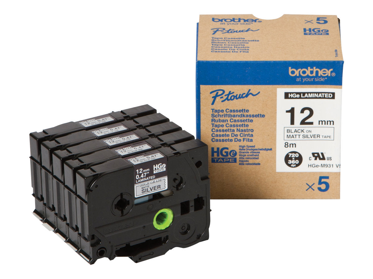 BROTHER HGEM931V5 5x tape cassette Verpackung