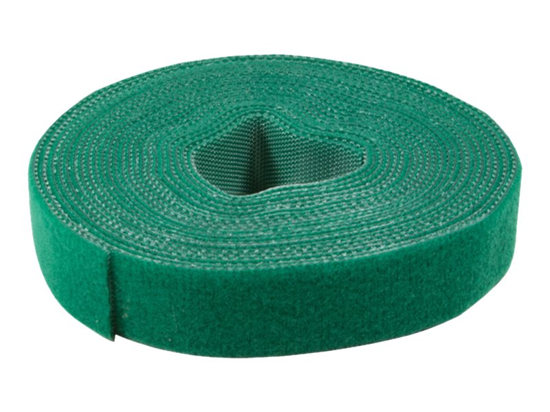 VALUE Klettband auf Rolle 10mm grün 25m - Detailansicht