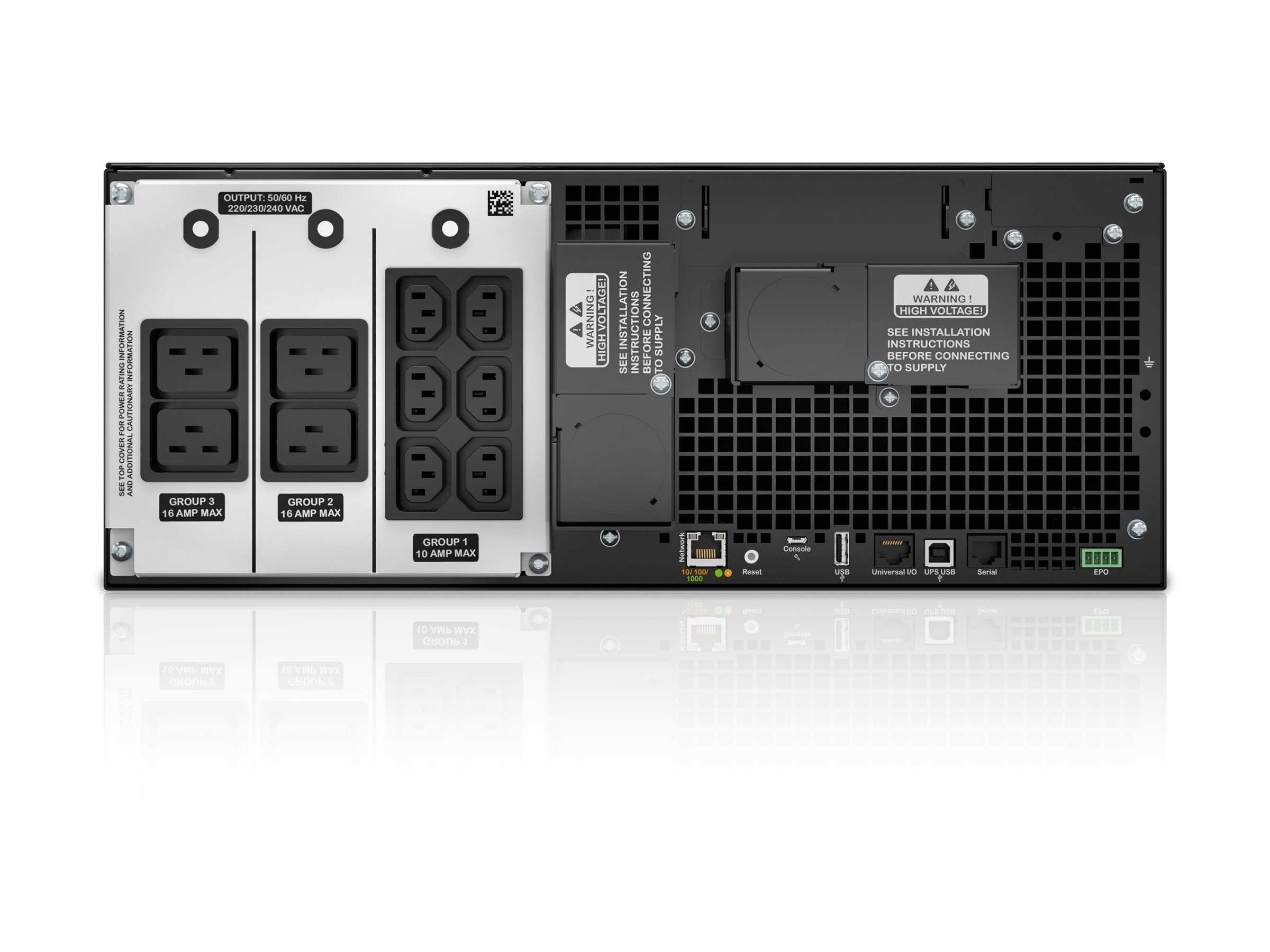APC Smart-UPS SRT 6000VA RM USV Rückansicht