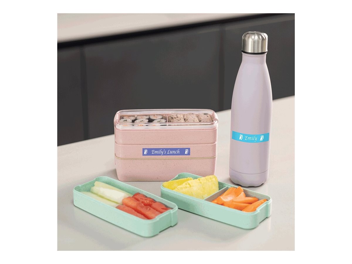 BROTHER 12MM White on Purple BTAGF35 Ribbon