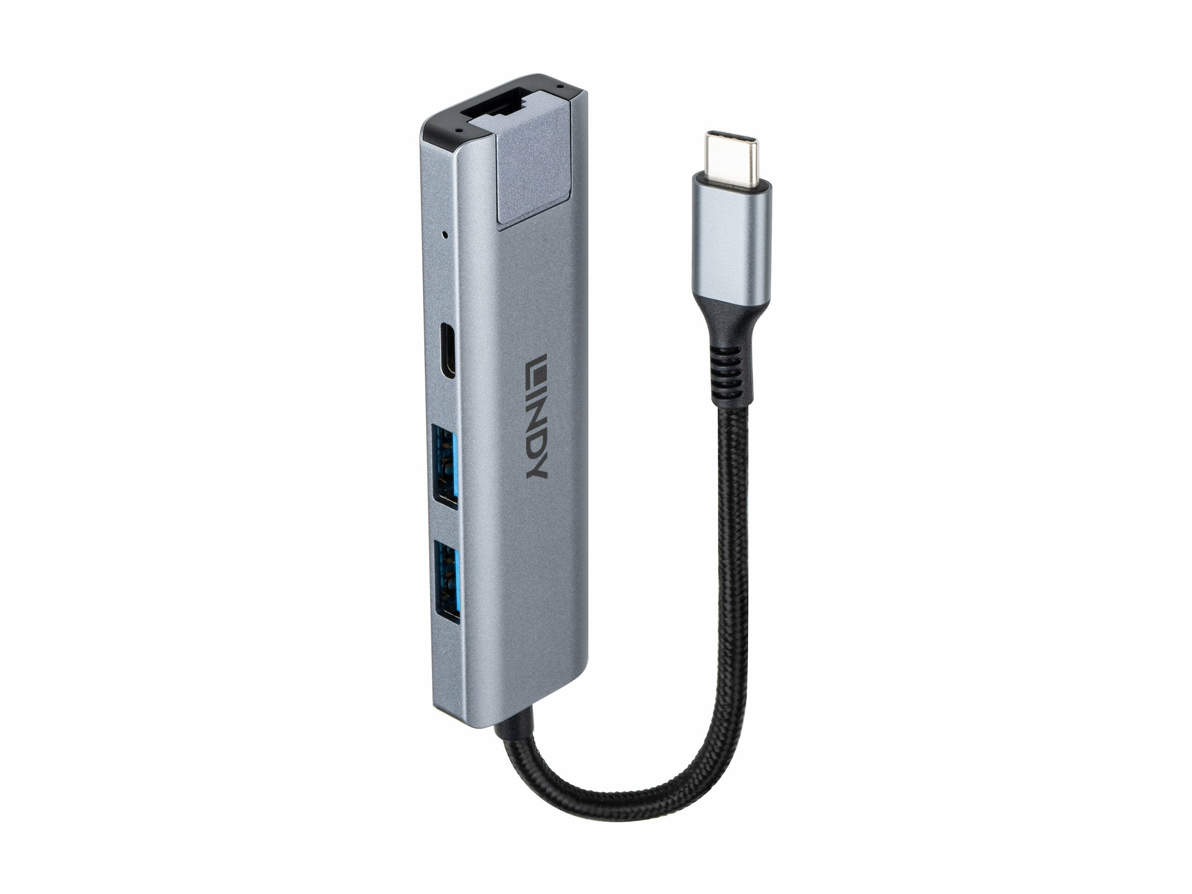 LINDY USB 3.2 Gen 2 Typ C Hub Detailansicht