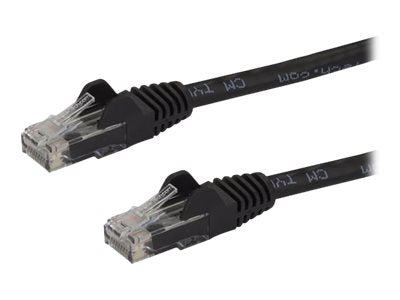 STARTECH.COM 2 m Black Snagless Cat6 UTP Patch Cable in Schwarz