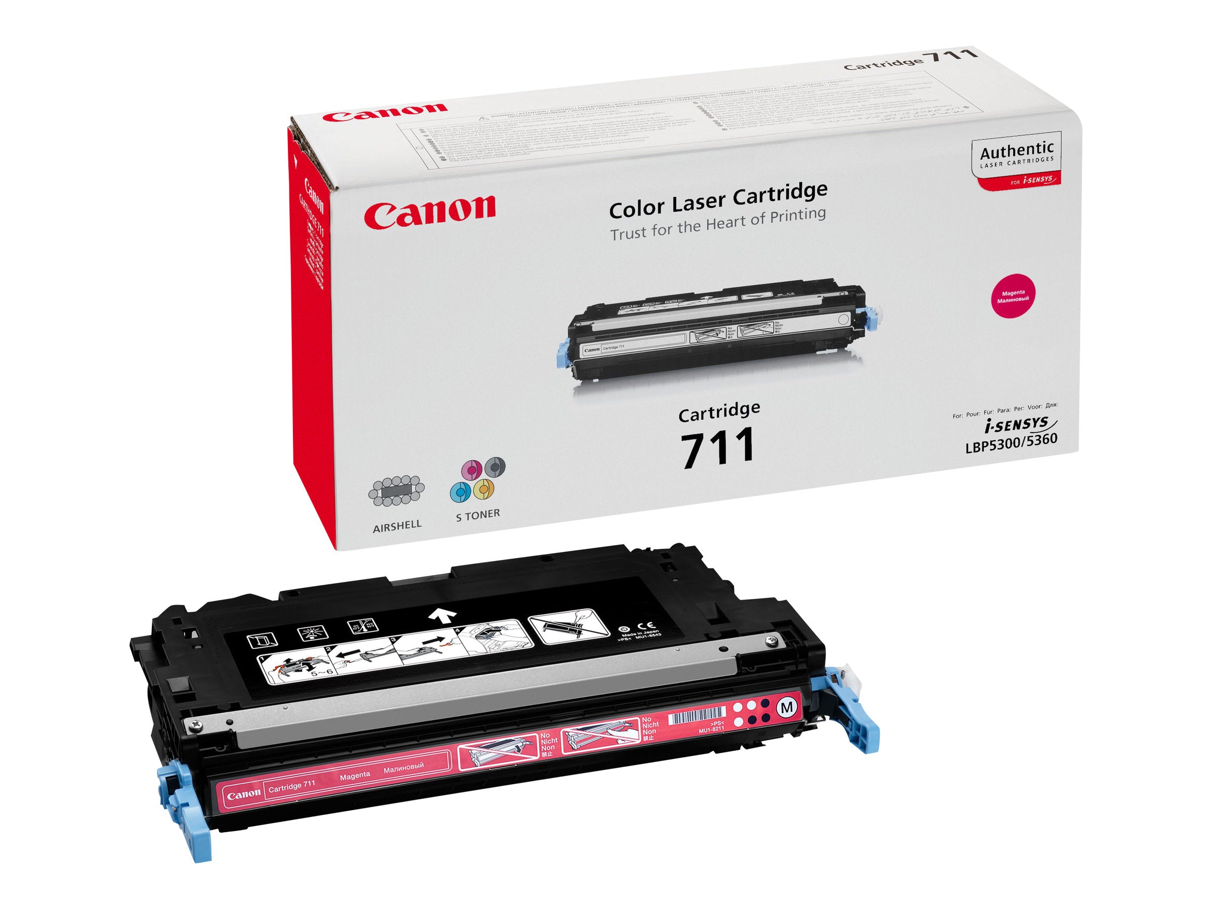 CANON 711 Toner magenta Vorderansicht